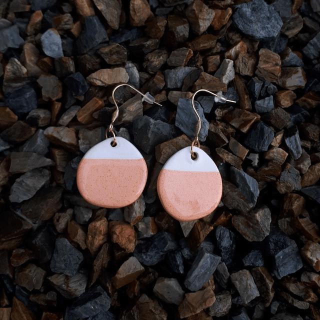 Boucles d'oreilles / orange